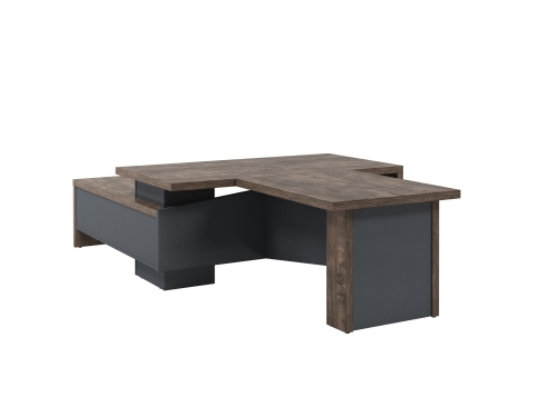 Стол руководителя с опорной тумбой Т-818.0000ПР с брифингом фото 2 Стол руководителя с опорной тумбой Т-818.0000ПР с брифингом фото 2