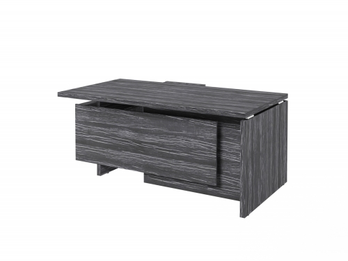 Стол с опорной тумбой FI-117R.DD Древесина Графит Стол с опорной тумбой FI-117R.DD Древесина Графит