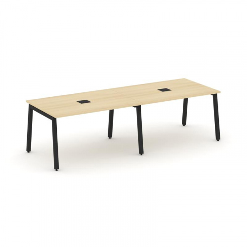 Style Project Стол переговорный SN-5A.SPRG-014 Акация Лорка/Металл Белый 3160*980*750 фото 10