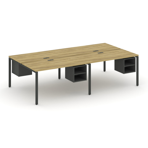 Бенч-система на 4 места с подвесными тумбами Concept CN.DRS-127 фото 3 Бенч-система на 4 места с подвесными тумбами Concept CN.DRS-127 фото 3