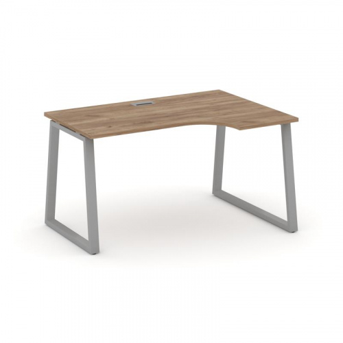 Style Project Стол рабочий эргоном. SN-6T1.SPA-012(R) Акация Лорка/Металл Антрацит/Заглушка Пластик фото 10