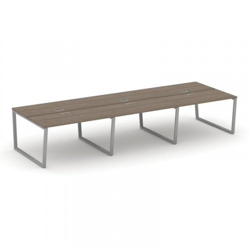 Style Project Рабочая станция 2-х сторон. SN-6T2.DRS-074 Акация Лорка/Металл Антрацит/Заглушка Пласт фото 14