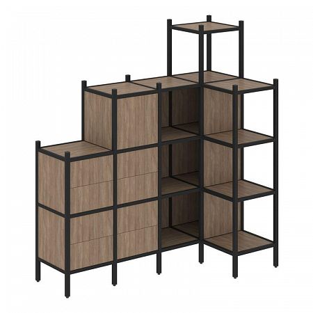 Стеллаж офисный угловой Loft VR.L-48