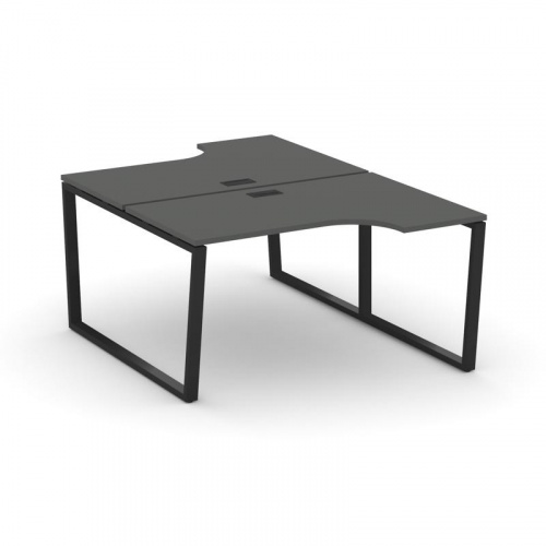 Style Project Рабочая станция эргоном. SN-6T2.DRPA-001 Акация Лорка/Металл Антрацит/Заглушка Пластик фото 8