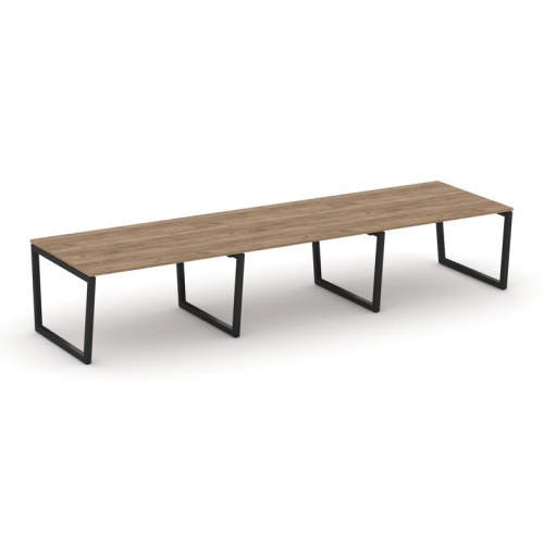 Style Project Стол переговорный SN-5T2.SPRG-054.3 Акация Лорка/Металл Антрацит 4740*1180*750 фото 4 Style Project Стол переговорный SN-5T2.SPRG-054.3 Акация Лорка/Металл Антрацит 4740*1180*750 фото 4