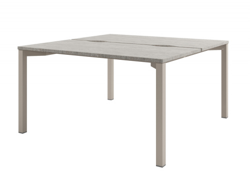 Стол тандем на металлокаркасе D-41 фото 4