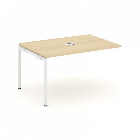 Style Project Проходной наб. элем. перег. стола SN-4P.NSPRG-004 Акация Лорка/Металл Белый 1580*980*7