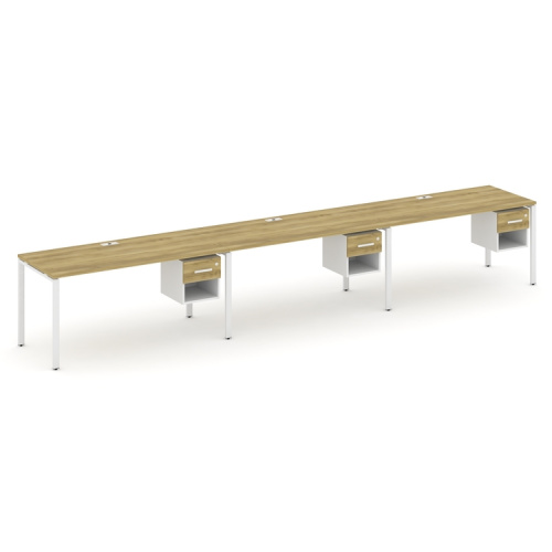 Бенч-система на 3 места с подвесными тумбами Concept CN.ORS-140 фото 11 Бенч-система на 3 места с подвесными тумбами Concept CN.ORS-140 фото 11