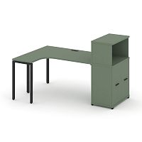 Стол эргономичный с опорным распашным шкафом Concept CN.SA-214(L)
