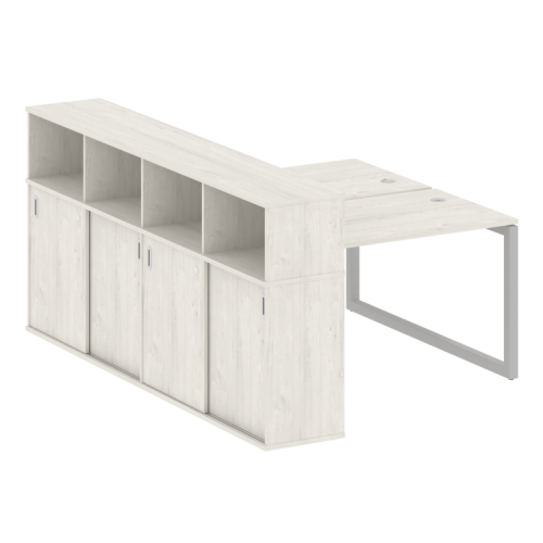 Бенч-система с шкафом-купе на О-обр. м/к Metal System Quattro 50БО.РС-СШК-4.2 фото 12