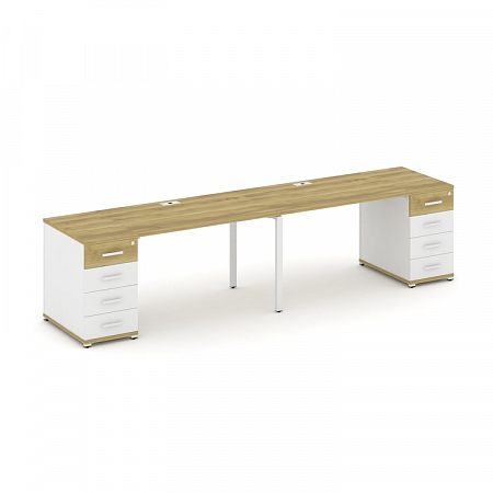 Бенч-система на 2 места с 2 опорными тумбами Concept CN.ORS-410