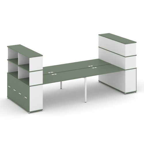 Бенч-система с опорными распашными шкафами Concept CN.DRS-276 фото 5 Бенч-система с опорными распашными шкафами Concept CN.DRS-276 фото 5