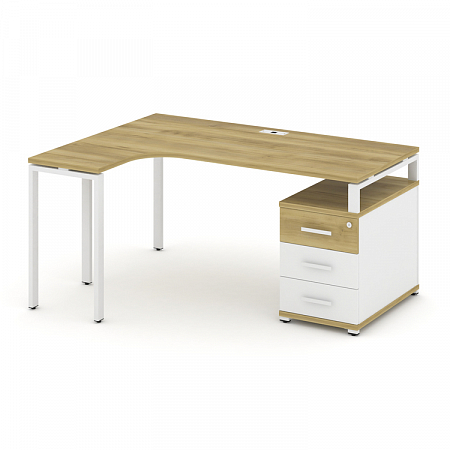 Стол эргономичный с опорной тумбой Concept CN.SA-303(L)