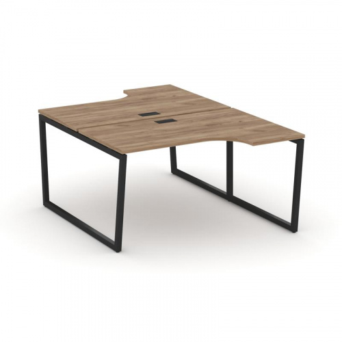 Style Project Рабочая станция эргоном. SN-4T2.DRPA-001 Акация Лорка/Металл Антрацит/Заглушка Пластик фото 5