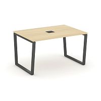 Style Project Стол переговорный SN-6T2.SPRG-002 Акация Лорка/Металл Антрацит/Заглушка Металл Антраци