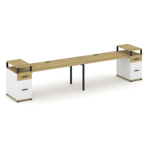 Бенч-система на 2 места с 2 опорными тумбами Concept CN.ORS-432 фото 6