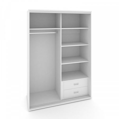 Корпус 2-х секционного шкафа низкого L=1600мм Maris SH.K2-6.2 K1