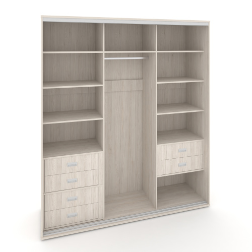 Корпус 3-х секционного шкафа высокого L=1619мм Maris SH.K3-1.1 K7 фото 5