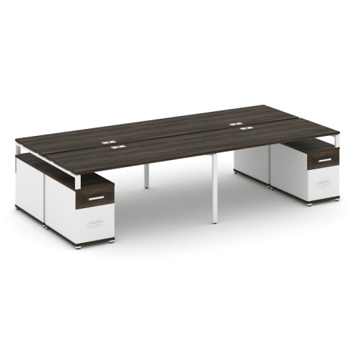 Бенч-система на 4 места с 2 опорными тумбами Concept CN.DRS-332 фото 10 Бенч-система на 4 места с 2 опорными тумбами Concept CN.DRS-332 фото 10