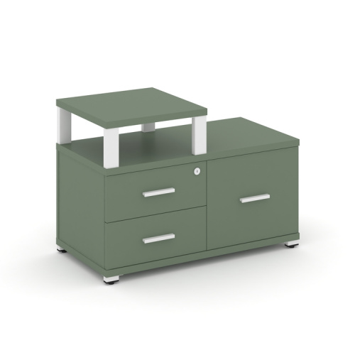 Тумба приставная с 2 ящиками Concept CN.TSP-005 W Тумба приставная с 2 ящиками Concept CN.TSP-005 W