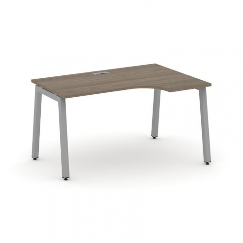 Style Project Стол рабочий эргоном. SN-5A.SPA-002(R) Дуб Табак/Металл Антрацит 1580*600/980*750 фото 8