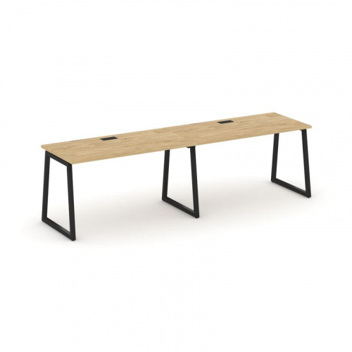 Style Project Рабочая станция 1 сторон. SN-4T1.ORS-013 Акация Лорка/Металл Антрацит/Заглушка Пластик