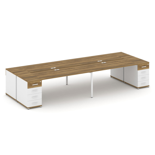 Бенч-система на 4 места с 2 опорными тумбами Concept CN.DRS-428 фото 8 Бенч-система на 4 места с 2 опорными тумбами Concept CN.DRS-428 фото 8