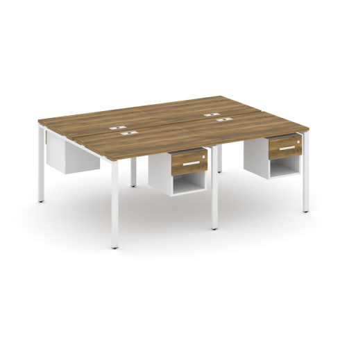 Бенч-система на 4 места с подвесными тумбами Concept CN.DRS-137 фото 8