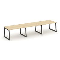 Style Project Стол переговорный SN-5T1.SPRG-024.3 Акация Лорка/Металл Антрацит 4740*980*750