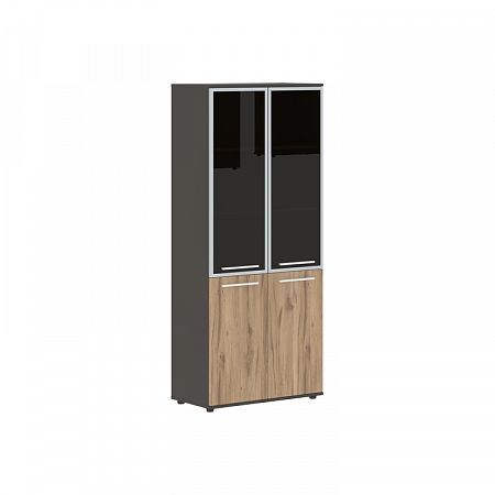 Шкаф комбинированный с дверьми в металлической раме EDIS EHCS 85.7