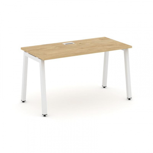 Style Project Стол письменный SN-5A.SP-013 Дуб Наварра/Металл Белый 1380*700*750 фото 17