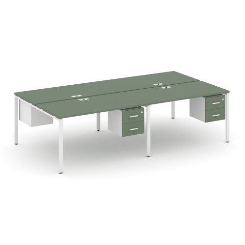 Бенч-система на 4 места с подвесными тумбами Concept CN.DRS-135 фото 5