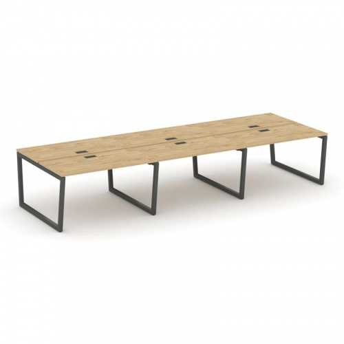 Style Project Рабочая станция 2-х сторон. SN-5T2.DRS-084 Акация Лорка/Металл Антрацит/Заглушка Пласт фото 22