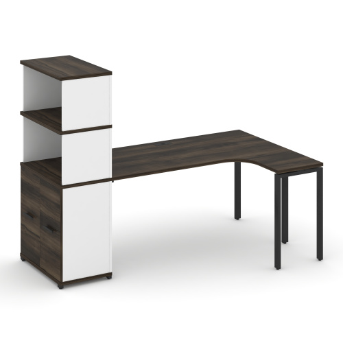 Стол эргономичный с опорным распашным шкафом Concept CN.SA-216(R) Стол эргономичный с опорным распашным шкафом Concept CN.SA-216(R)
