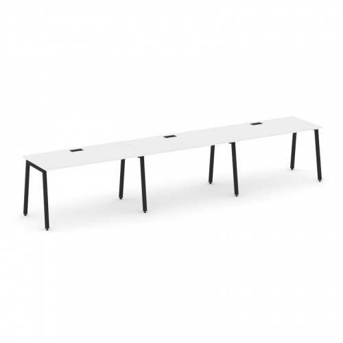 Style Project Рабочая станция 1 сторон. SN-4A.ORS-033 Дуб Табак/Металл Белый 4140*600*750 фото 2 Style Project Рабочая станция 1 сторон. SN-4A.ORS-033 Дуб Табак/Металл Белый 4140*600*750 фото 2