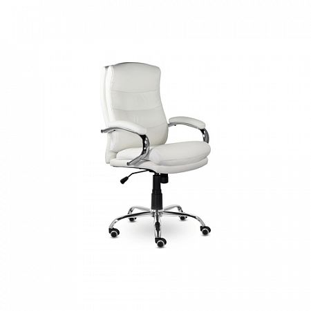 Кресло руководителя Бруно CH-707 (Хром) ХДП СР Е01-К (Экокожа)