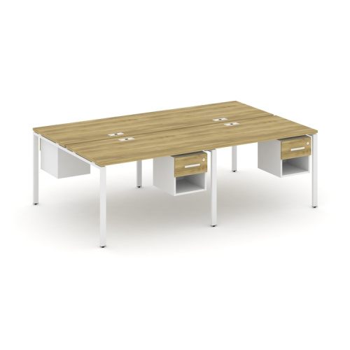 Бенч-система на 4 места с подвесными тумбами Concept CN.DRS-138 фото 11