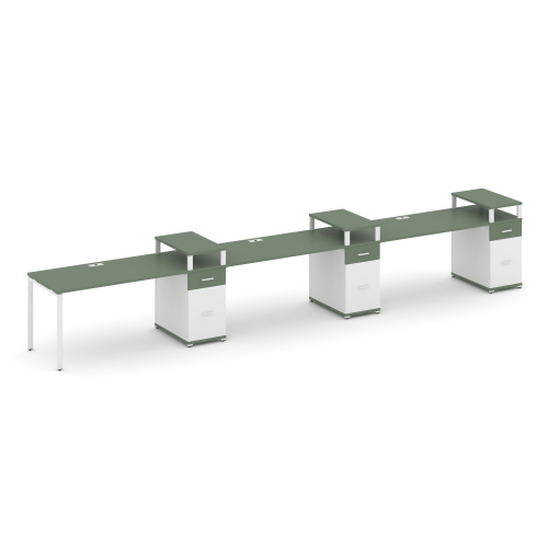 Бенч-система на 3 места с 3 опорными тумбами Concept CN.ORS-461 фото 5 Бенч-система на 3 места с 3 опорными тумбами Concept CN.ORS-461 фото 5