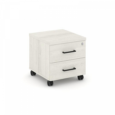 Style Project Тумба мобильная усил. колеса SN.TMU-001 Дуб Наварра/Черный Ручки 416*460*437