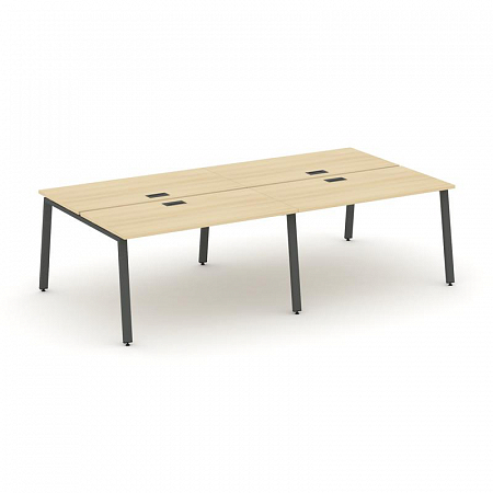 Style Project Рабочая станция 2-х сторон. SN-6A.DRS-042 Акация Лорка/Металл Антрацит 2360*1432*750