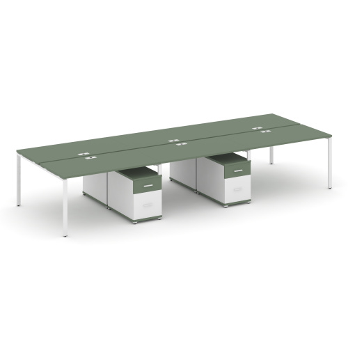 Бенч-система на 6 мест с 2 опорными тумбами Concept CN.DRS-348 фото 5 Бенч-система на 6 мест с 2 опорными тумбами Concept CN.DRS-348 фото 5