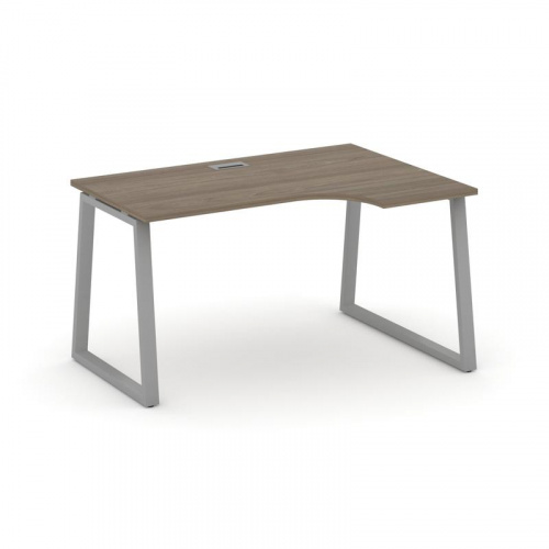 Style Project Стол рабочий эргоном. SN-6T1.SPA-012(R) Акация Лорка/Металл Антрацит/Заглушка Пластик фото 14