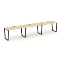 Style Project Рабочая станция 1 сторон. SN-6T2.ORS-041 Акация Лорка/Металл Антрацит/Заглушка Пластик