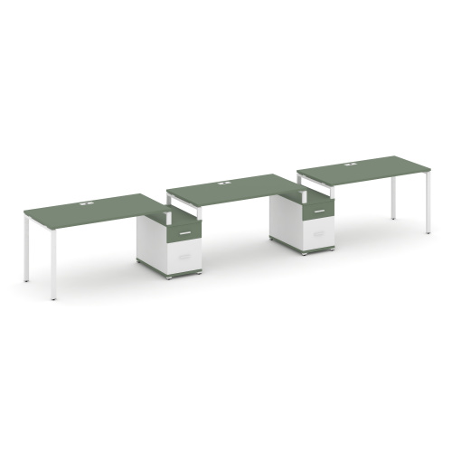 Бенч-система на 3 места с 2 опорными тумбами Concept CN.ORS-331 фото 5 Бенч-система на 3 места с 2 опорными тумбами Concept CN.ORS-331 фото 5