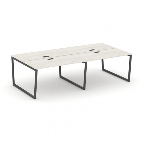 Style Project Рабочая станция 2-х сторон. SN-4T2.DRS-054 Акация Лорка/Металл Антрацит/Заглушка Пласт фото 24