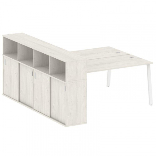 Бенч-система с шкафом-купе на А-обр. м/к Metal System БА.РС-СШК-4.4 фото 2