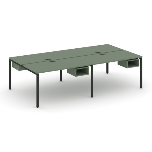 Бенч-система на 4 места с подвесными тумбами Concept CN.DRS-121 Бенч-система на 4 места с подвесными тумбами Concept CN.DRS-121