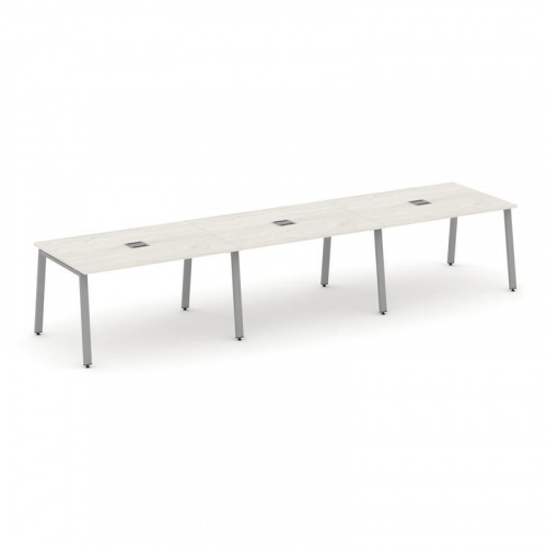 Style Project Стол переговорный SN-6A.SPRG-024 Дуб Наварра/Металл Белый 4740*980*750 фото 11 Style Project Стол переговорный SN-6A.SPRG-024 Дуб Наварра/Металл Белый 4740*980*750 фото 11