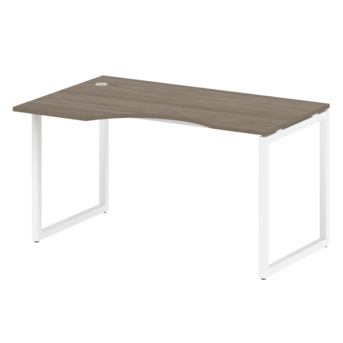 Стол криволинейный левый на О-обр. м/к Metal System Quattro 40БО.СА-2 (L) фото 3 Стол криволинейный левый на О-обр. м/к Metal System Quattro 40БО.СА-2 (L) фото 3