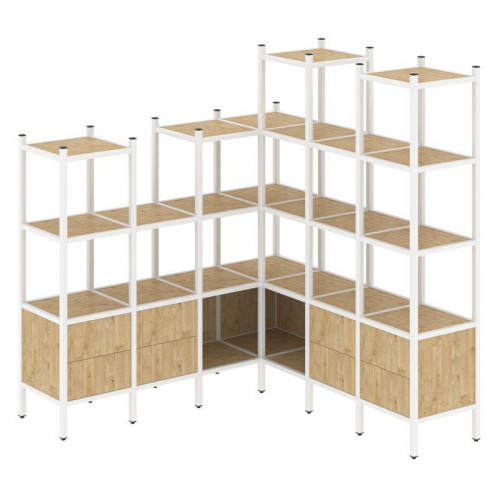 Стеллаж офисный угловой Loft VR.L-41 фото 6 Стеллаж офисный угловой Loft VR.L-41 фото 6